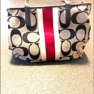 Authentic Signature COACH large purse